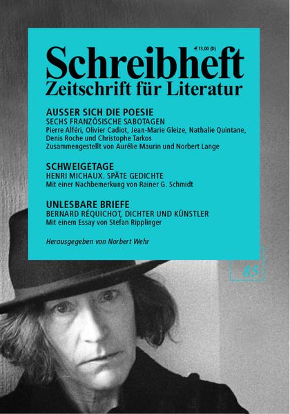 Cover von Ausser sich die Poesie – Sechs französische Sabotagen – Pierre Alféri, Olivier Cadiot, Jean-Marie Gleize, Nathalie Quintane, Denis Roche und Christophe Tarkos