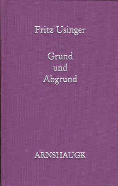 Cover von Grund und Abgrund