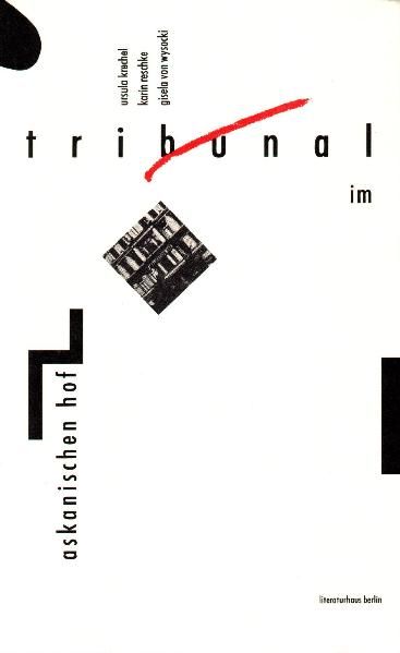 Cover von Tribunal im Askanischen Hof