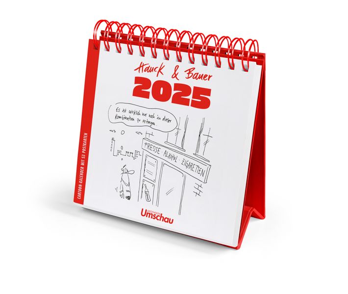 Cover von Hauck & Bauer Postkartenkalender 2025