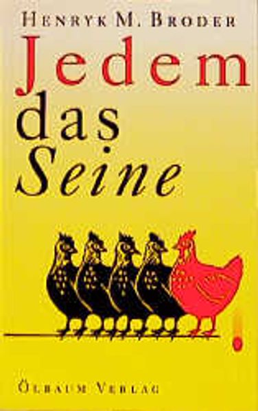 Cover von Jedem das Seine