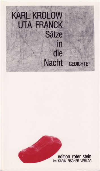 Cover von Sätze in die Nacht
