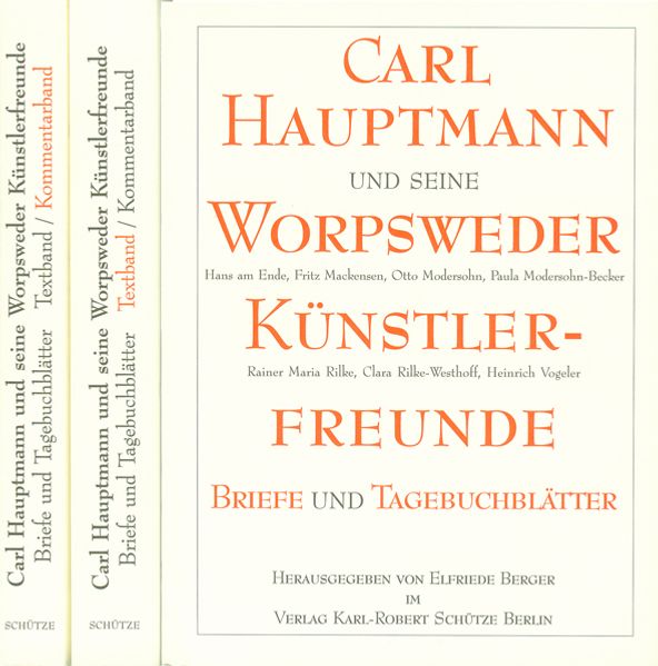Cover von Carl Hauptmann und seine Worpsweder Künstlerfreunde