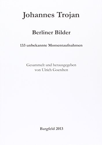 Cover von Johannes Trojan: Berliner Bilder