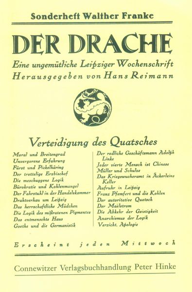 Cover von Verteidigung des Quatsches