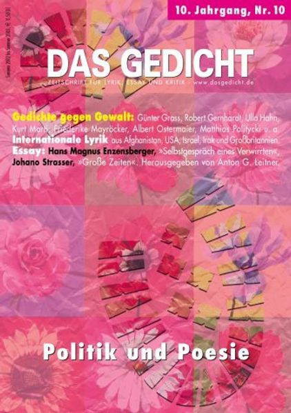 Cover von Das Gedicht. Zeitschrift /Jahrbuch für Lyrik, Essay und Kritik / DAS GEDICHT Nr. 10