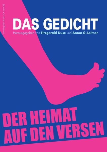 Cover von Das Gedicht. Zeitschrift /Jahrbuch für Lyrik, Essay und Kritik / Der Heimat auf den Versen