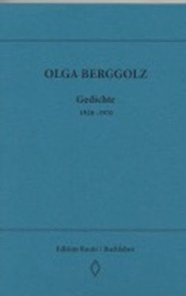 Cover von Olga Berggolz – Gedichte