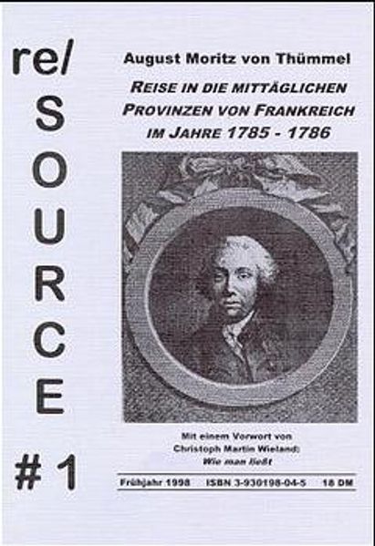 Cover von Reise in die mittäglichen Provinzen von Frankreich im Jahre 1785-1786 (Auszüge)