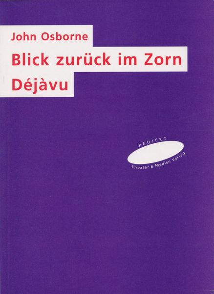 Cover von Blick zurück im Zorn /Déjà vu