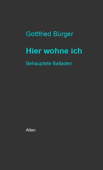 Cover von Hier wohne ich