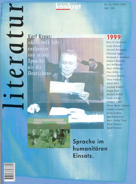 Cover von Literatur konkret / Sprache im humanitären Einsatz