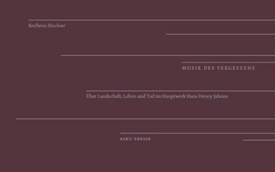 Cover von Musik des Vergessens