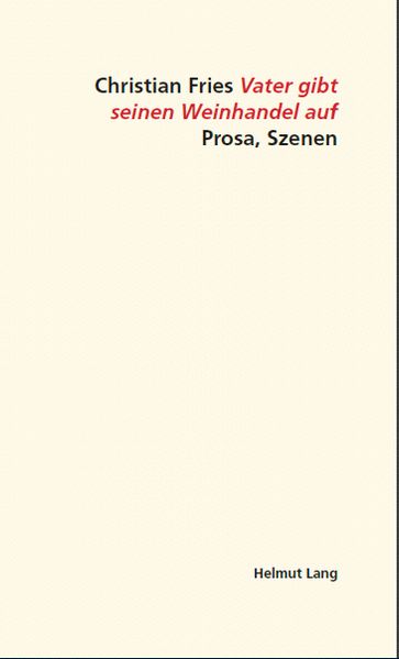 Cover von Vater gibt seinen Weinhandel auf