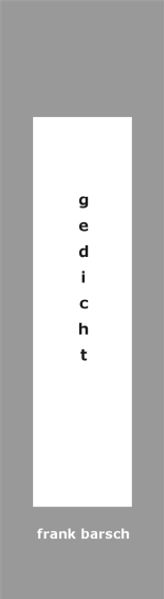 Cover von gedicht