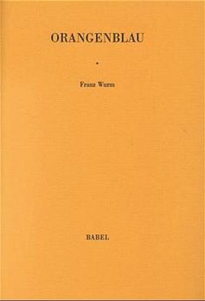 Cover von Orangenblau
