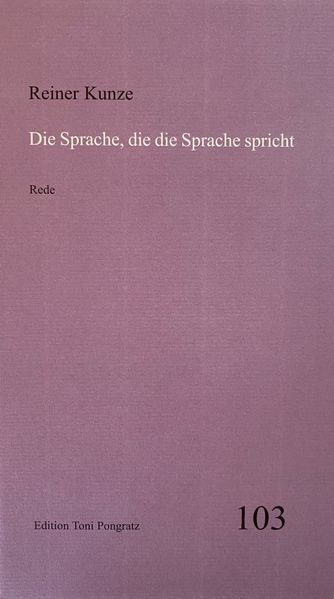 Cover von Die Sprache, die die Sprache spricht