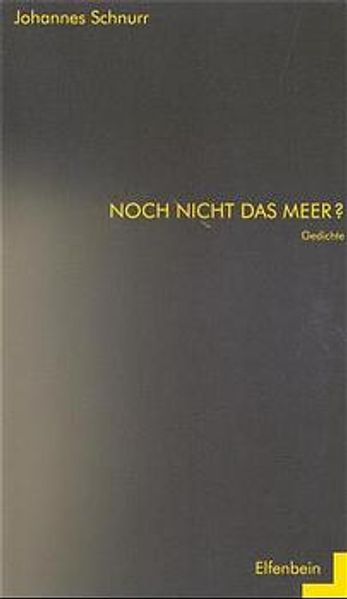 Cover von Noch nicht das Meer?