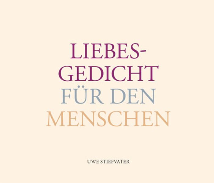 Cover von Liebesgedicht für den Menschen