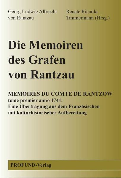 Cover von Die Memoiren des Grafen von Rantzau