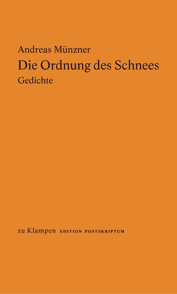 Cover von Die Ordnung des Schnees