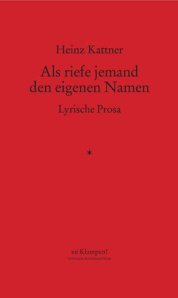 Cover von Als riefe jemand den eigenen Namen