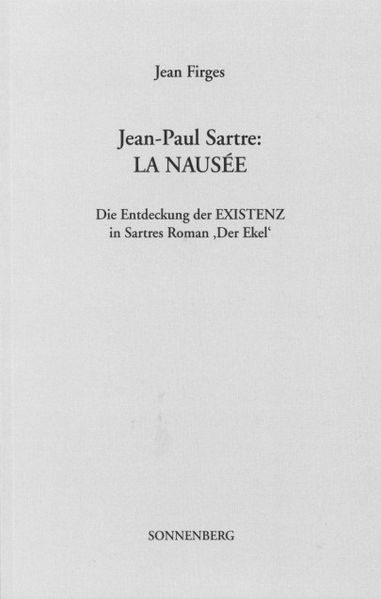 Cover von Jean-Paul Sartre: La Nausée