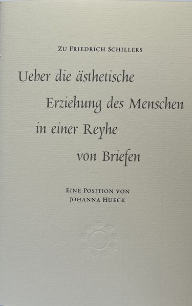 Cover von Plädoyer für eine apokalyptische Schiller-Lektüre