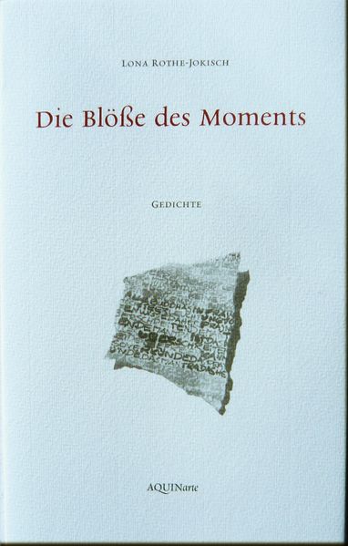Cover von Die Blöße des Moments