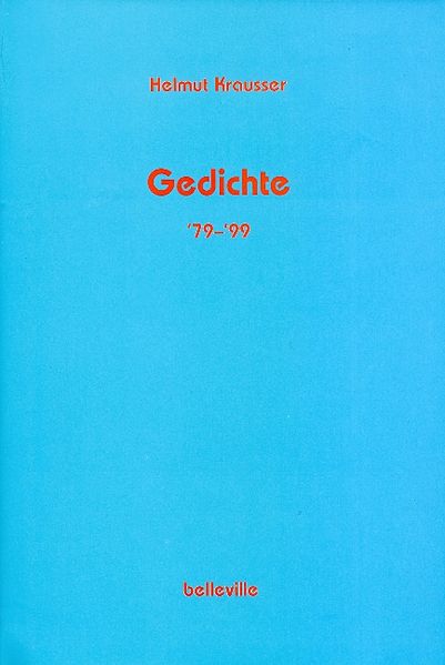 Cover von Gedichte ’79-’99