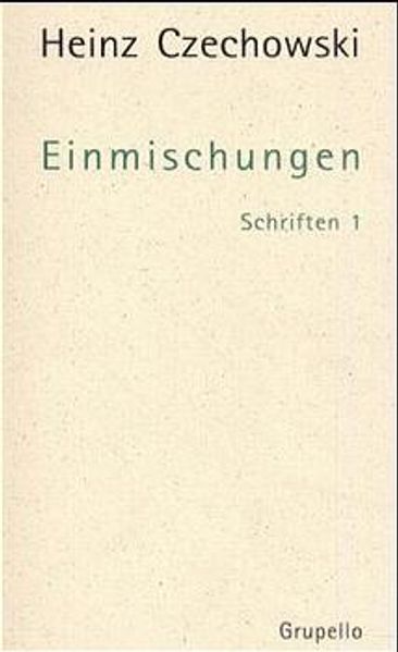 Cover von Einmischungen