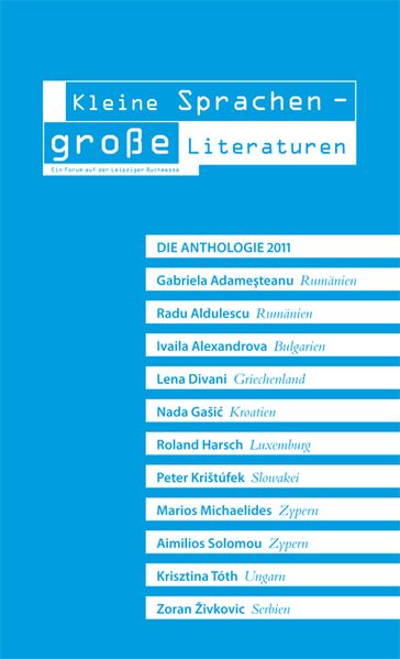 Cover von Kleine Sprachen – große Literaturen. Die Anthologie 2011