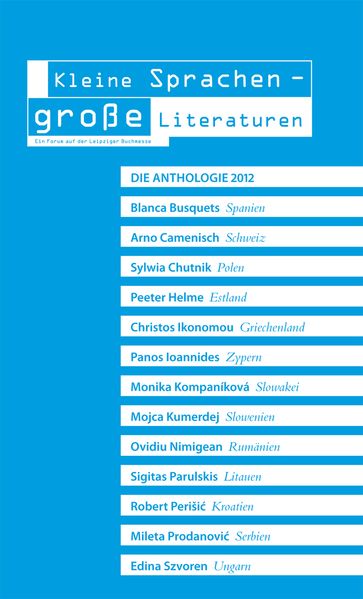 Cover von Kleine Sprachen – große Literaturen