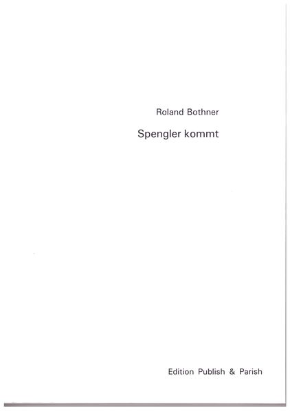 Cover von Spengler kommt