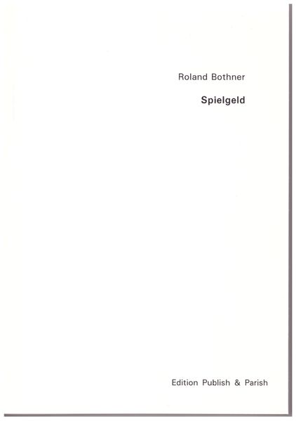 Cover von Spielgeld