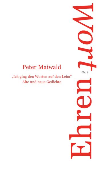 Cover von Ich ging den Worten auf den Leim