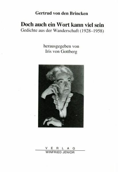 Cover von Doch auch ein Wort kann viel sein.