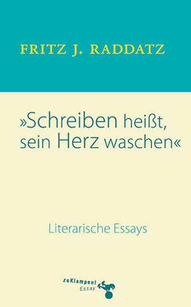 Cover von Schreiben heisst, sein Herz waschen
