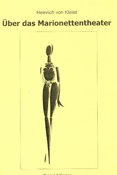 Cover von Über das Marionettentheater