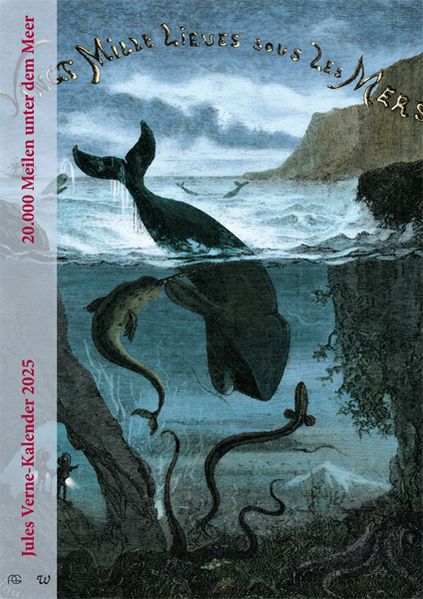 Cover von Jules Verne-Kalender 2025 – 20.000 Meilen unter dem Meer