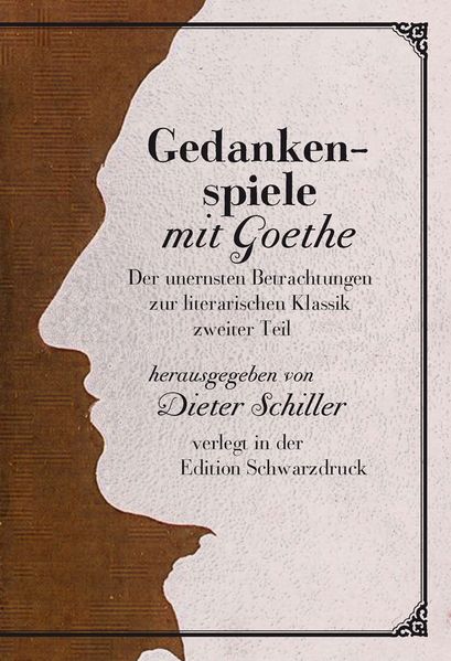 Cover von Gedankenspiele mit Goethe