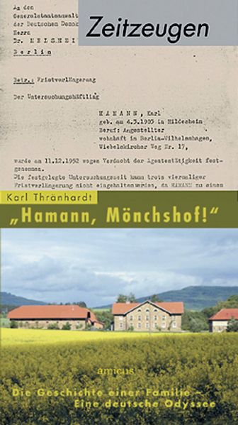 Cover von Hamann, Mönchshof!