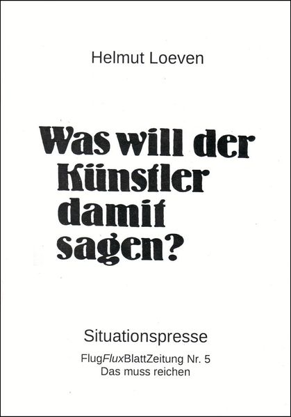 Cover von Was will der Künstler damit sagen?
