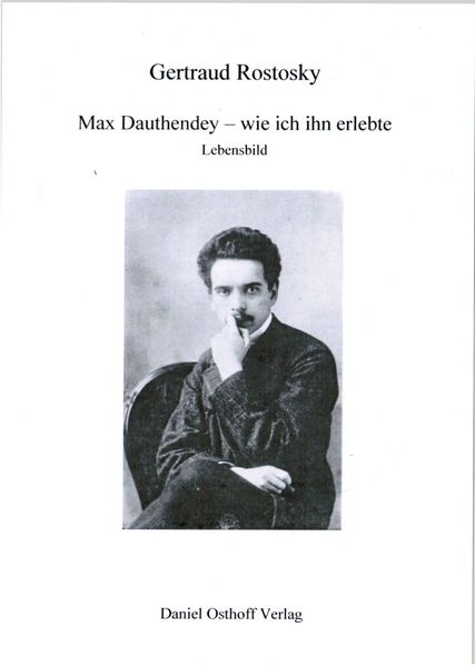Cover von Max Dauthendey – wie ich ihn erlebte.