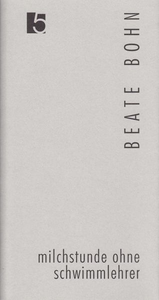 Cover von Jahresgabe der Literarischen Gesellschaft / milchstunde ohne schwimmlehrer