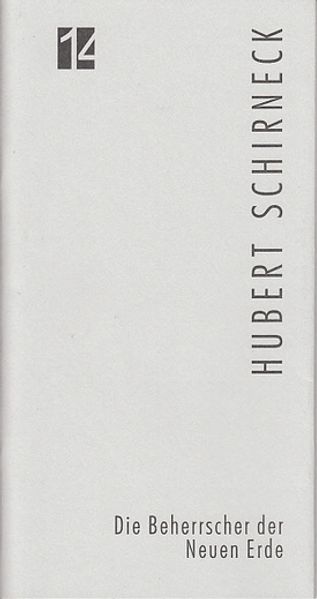 Cover von Jahresgabe der Literarischen Gesellschaft / Die Beherrscher der Neuen Erde