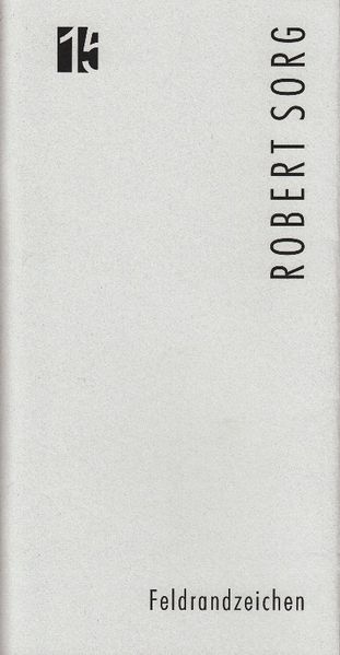 Cover von Jahresgabe der Literarischen Gesellschaft / Feldrandzeichen