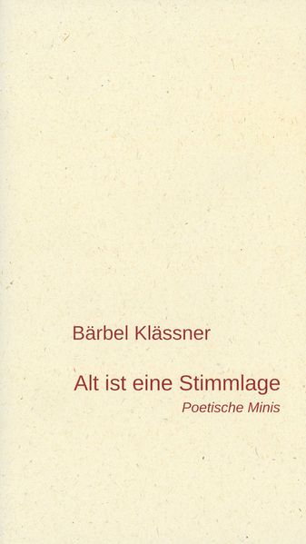 Cover von Alt ist eine Stimmlage