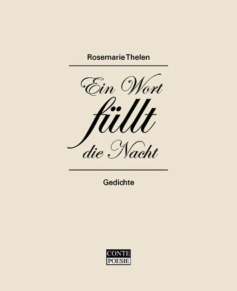 Cover von Ein Wort füllt die Nacht