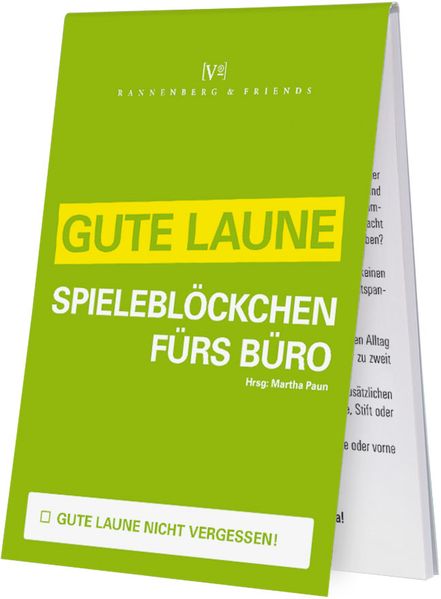 Cover von Gute Laune Spieleblöckchen fürs Büro
